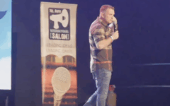 British activist Tommy Robinson speaks in Tel Aviv, on 18 October, 2025. (Screenshot via Avi Yemini on YouTube)
