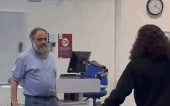 Professor Ben-Gad's lecture was disrupted by anti-Israel activists