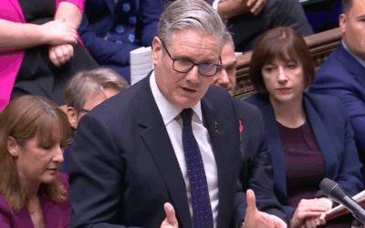 Keir Starmer at PMQs