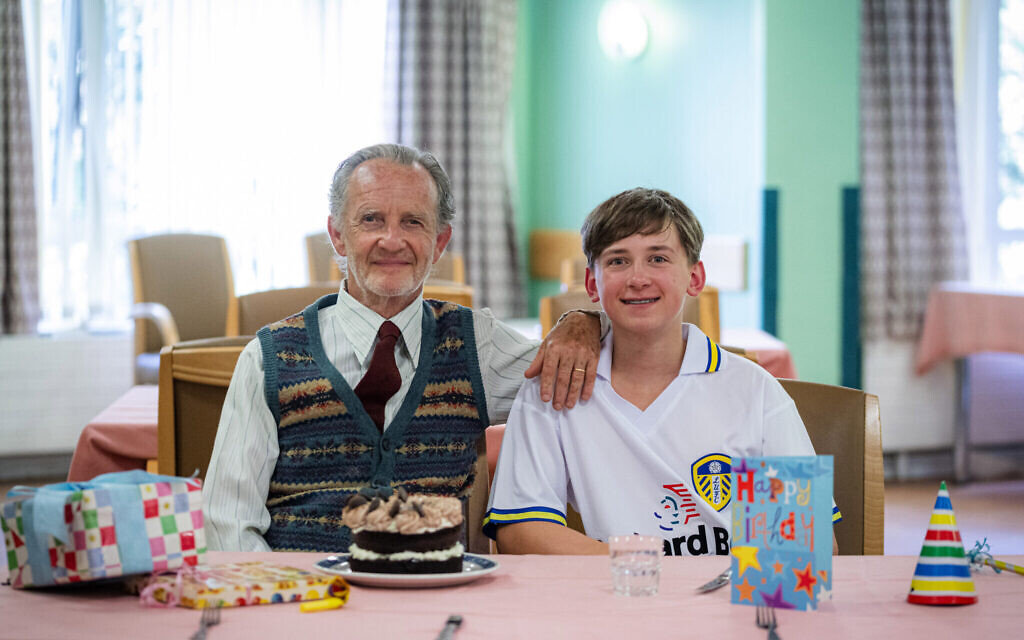 Anton Lesser and Kit Rakusen form an unlikely friendship in Beshert. Photo: Joanne Davidson
