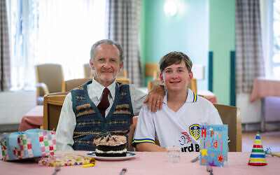 Anton Lesser and Kit Rakusen form an unlikely friendship in Beshert. Photo: Joanne Davidson