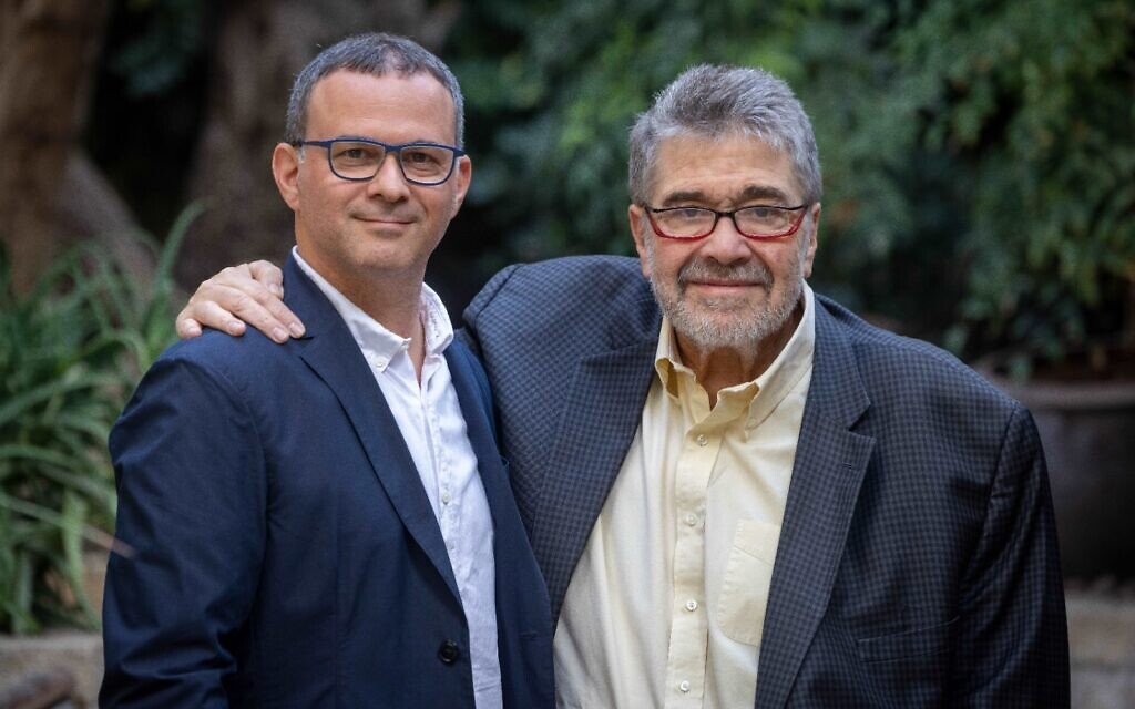 OurCrowd's Cali Chill (left) with Jon Medved