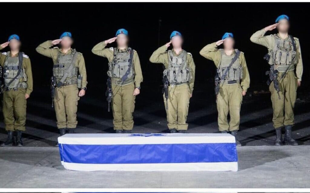 The body of murdered Tal Haimi is returned to Israel, Monday 20th October 2025