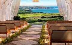 The view for guests at weddings held in Grand Villa Heights
