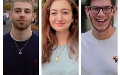 L-r: Jonah Levy, Anat Kraskin, Raphi Leon. Pic: UJS