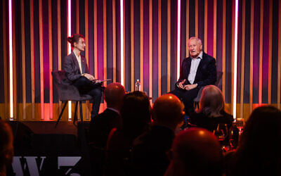 Alice-Sherwood-Sir-Simon-Schama. JW3 Annual Fundraising Dinner November 2025. Pic: Blake Ezra