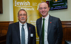 Ed Horwich with Andrew Snowden MP© Photo by Yakir Zur