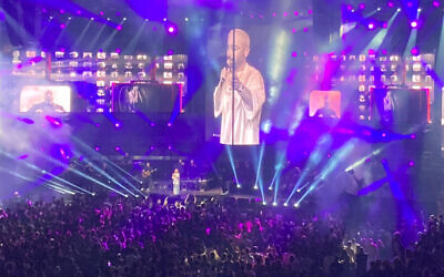 Omer Adam in concert, Madison Square Garden