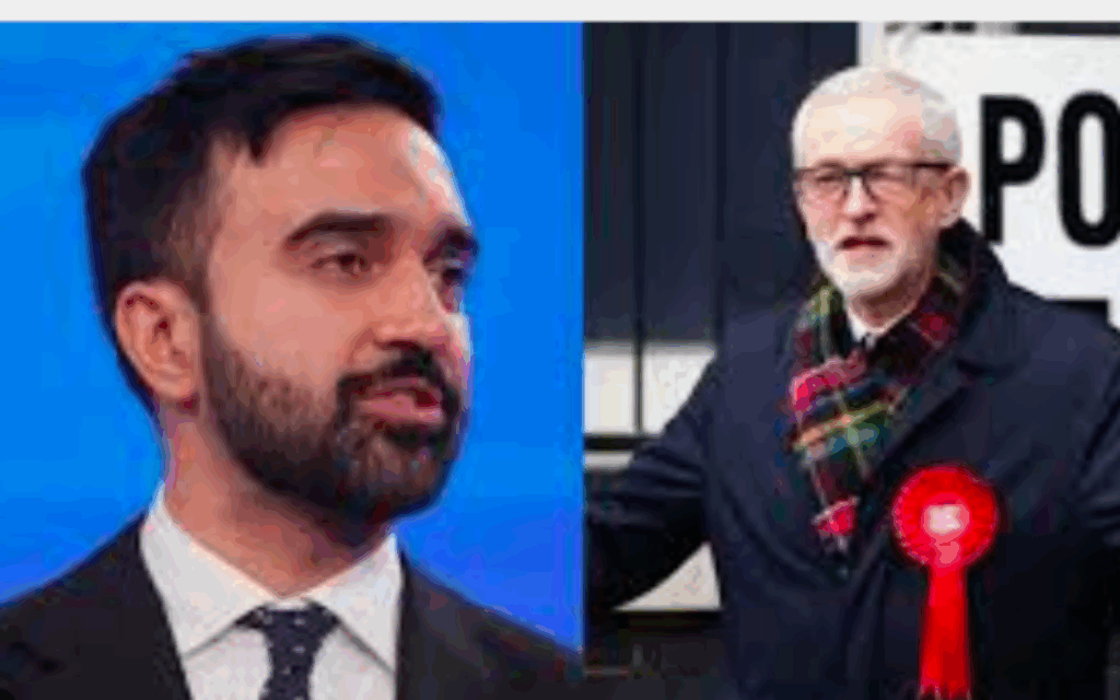 Zohran Mamdani and Jeremy Corbyn
