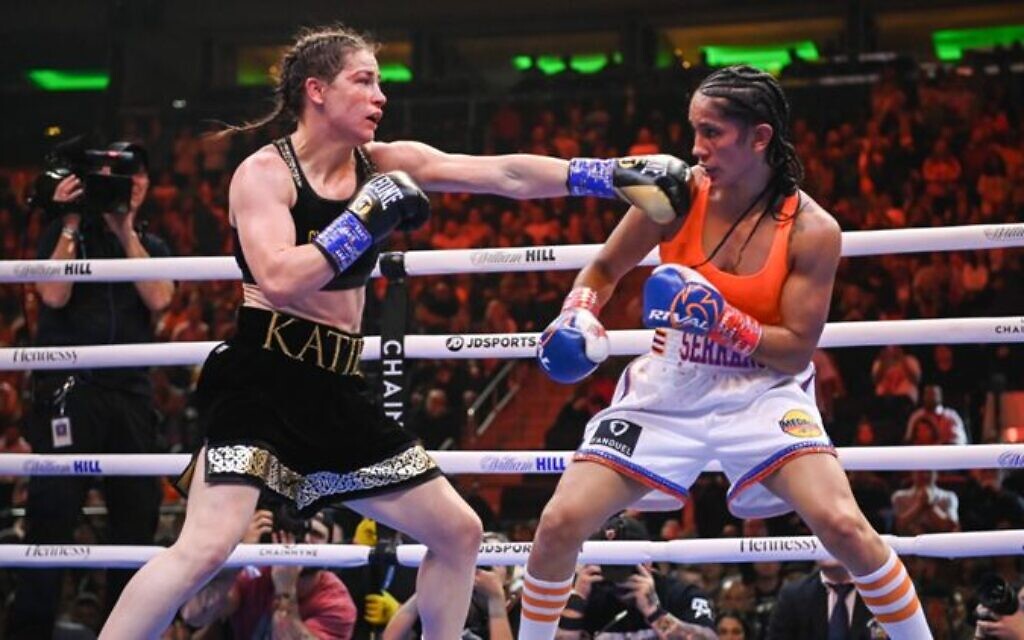 The Katie Taylor vs Amanda Serrano boxing match was streamed live