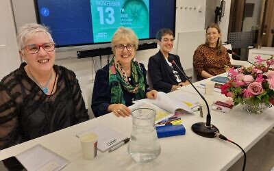 Panel speakers at René Cassin’s ‘Human Rights: A Moral Compass’ event at JW3.