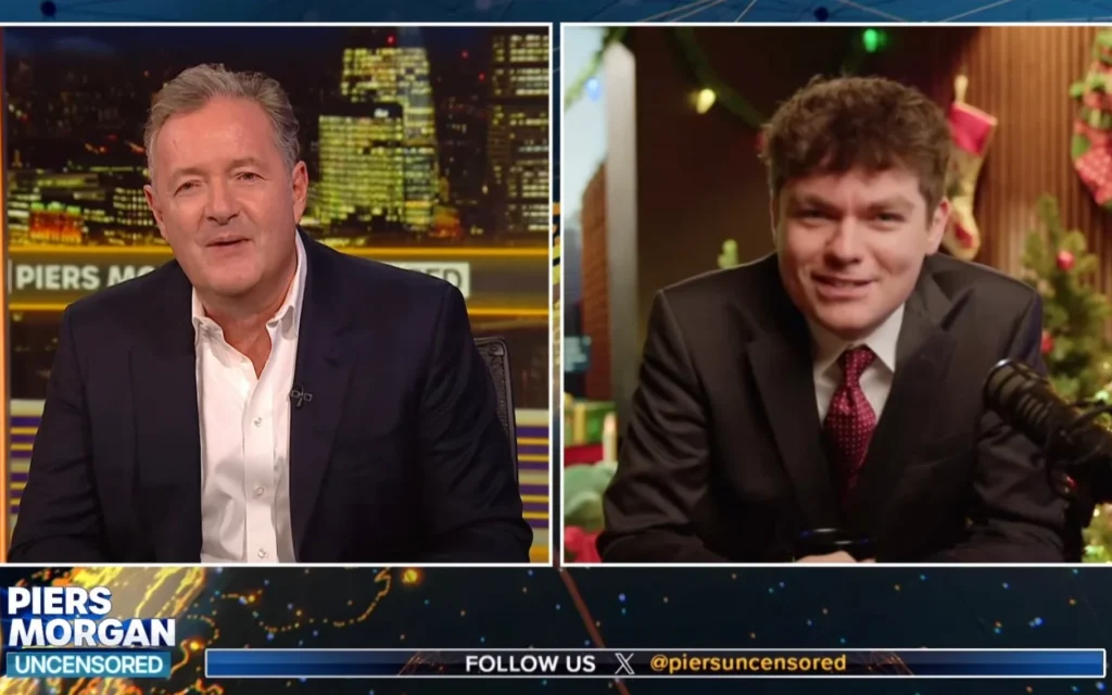 Piers Morgan hosting Nick Fuentes