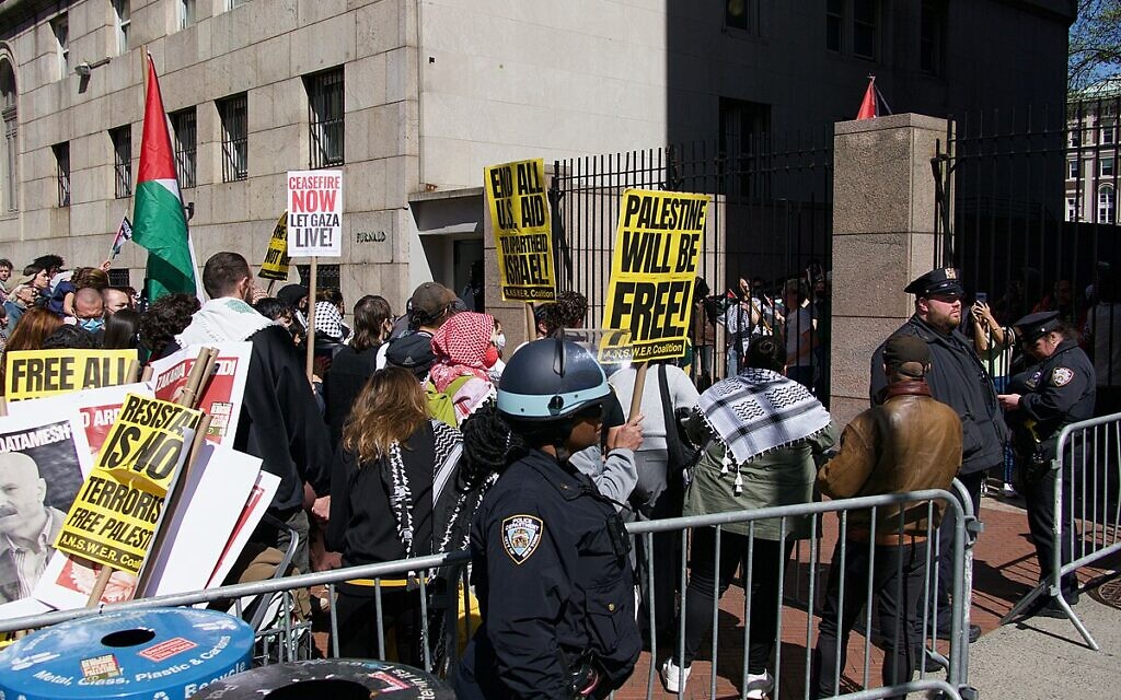 Pro-Palestine protests at Columbia University. Photo: Wikimedia