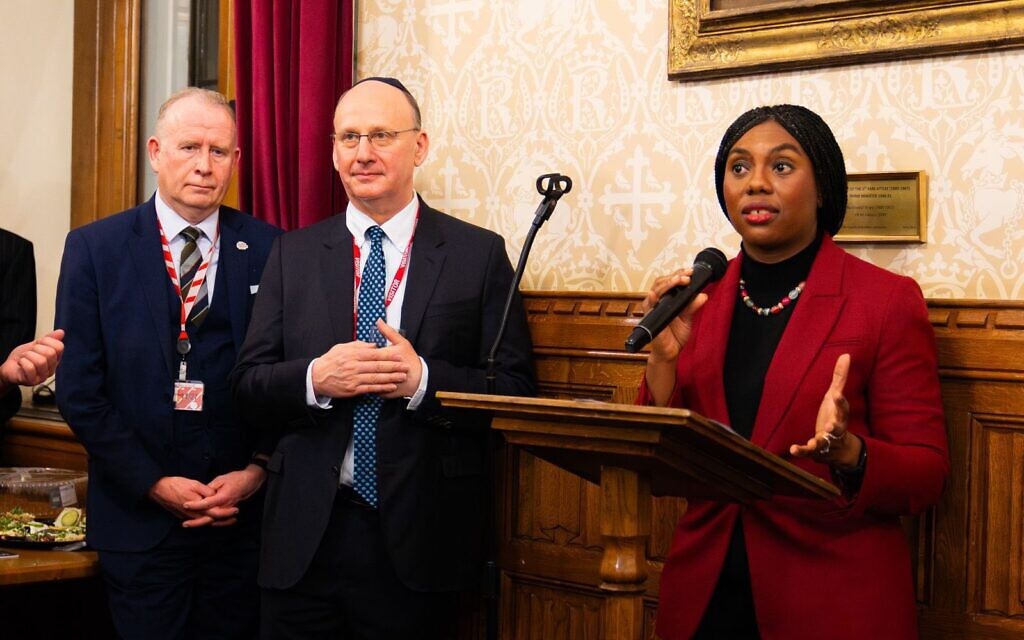 Kemi Badenoch addresses Chanukah event in the Lords