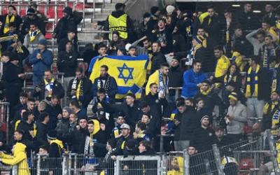 Maccabi Tel Aviv fans (Pic X)