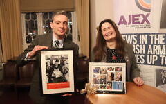 Outgoing AJEX National Chair Dan Fox with Chief Executive Fiona Palmer. Outgoing AJEX National Chair Dan Fox with Chief Executive Fiona Palmer.