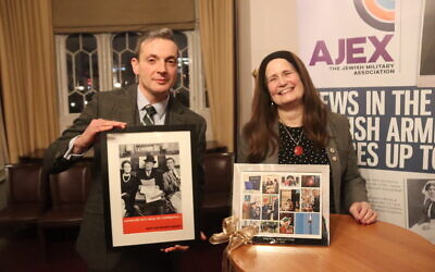 Outgoing AJEX National Chair Dan Fox with Chief Executive Fiona Palmer.