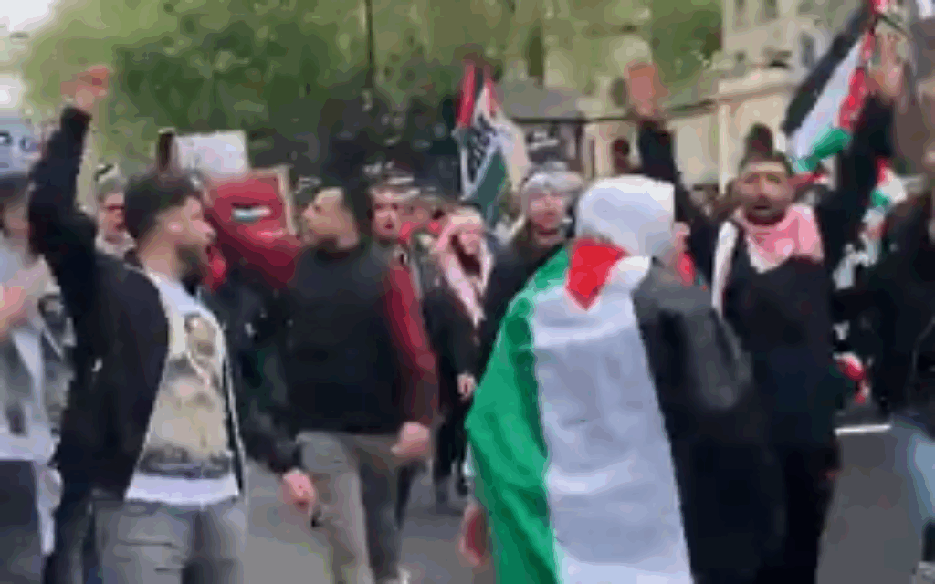 Video footage from May 2021 showed anti-Israel protestors chanting the "Khaybar" slogan