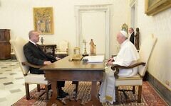 Pope Francis meets Recep Tayyip Erdogan, President of Turkey