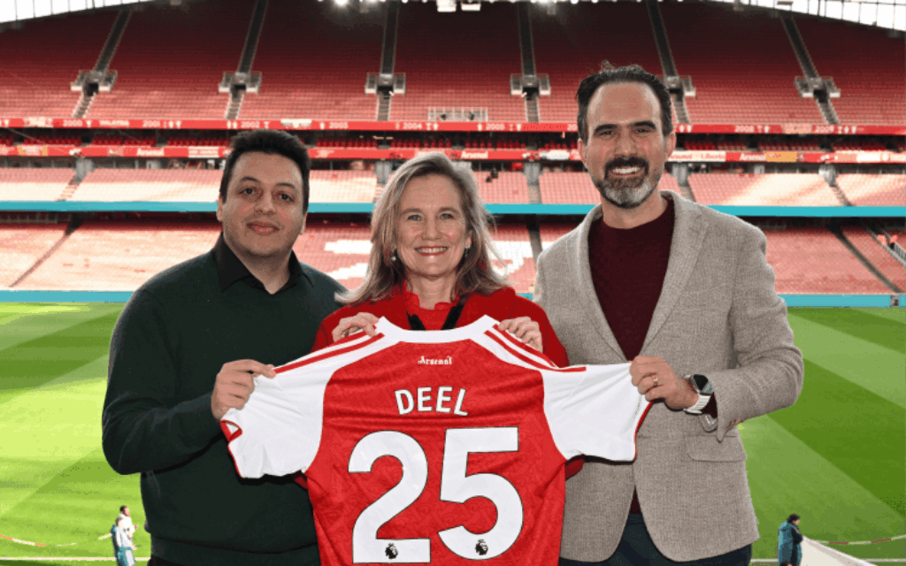 Arsenal names Israeli-founded Deel as its new shirt sleeve sponsor