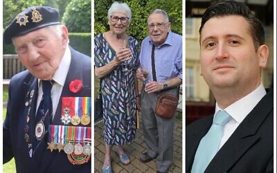 Mervyn Kirsh, husband and wife Barry and Maureen Leveton and Neil Martin