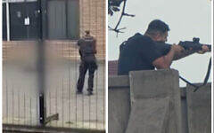 Armed police respond to the Yom Kippur attack at Heaton Park Synagogue in Manchester (left), and gunman opens fire at a Chanukah celebration on Bondi Beach, Sydney (right). Armed police respond to the Yom Kippur attack at Heaton Park Synagogue in Manchester (left), and gunman opens fire at a Chanukah celebration on Bondi Beach, Sydney (right).