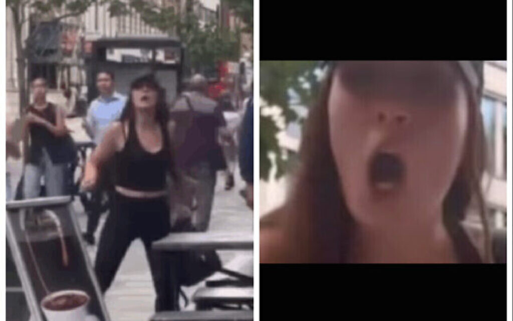 Mary Clarke, 31, has pleaded guilty to racially aggravated harassment after an incident outside Reuben’s kosher restaurant in central London, a court has heard.