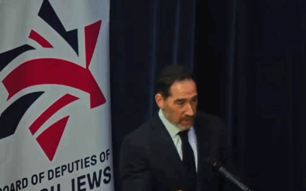 Rabbi Dweck at the BOD plenary Sunday 30 November 2025