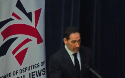Rabbi Dweck at the BOD plenary Sunday 30 November 2025