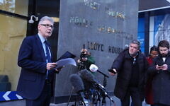 West Midlands Police and Crime Commissioner Simon Foster making a statement to the media outside Lloyd House, the headquarters of West Midlands Police (WMP) in Birmingham. The chief constable of WMP Craig Guildford has resisted calls to resign after a highly critical preliminary review into how they handled the decision to ban Israeli football team Maccabi Tel Aviv's fans from a match against Aston Villa in November. Picture date: Friday January 16, 2026. West Midlands Police and Crime Commissioner Simon Foster making a statement to the media outside Lloyd House, the headquarters of West Midlands Police (WMP) in Birmingham. The chief constable of WMP Craig Guildford has resisted calls to resign after a highly critical preliminary review into how they handled the decision to ban Israeli football team Maccabi Tel Aviv's fans from a match against Aston Villa in November. Picture date: Friday January 16, 2026.