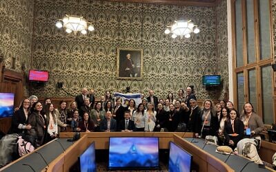 Israeli education leaders at UK Parliament, January 2026