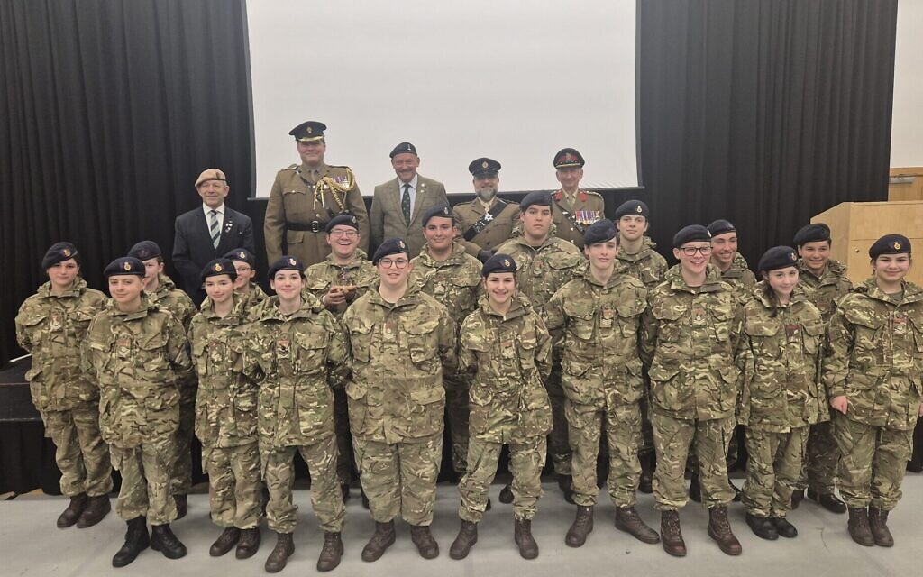 JFS and JCOSS CCF contingent at the annual awards, January 2026