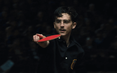Marty Supreme, Josh Safdie’s film about a hustler-turned table tennis champion.
