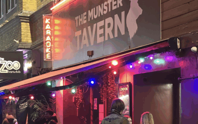 The Munster Tavern in central London, where the karaoke incident took place.