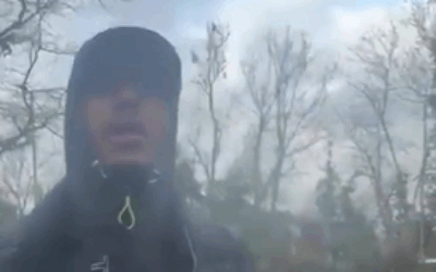 Video footage of the incident was widely shared on social media