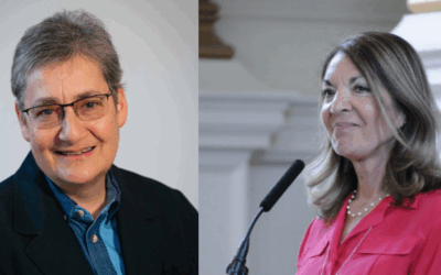 Karen Newman (l) and Sheila Gewolb (r)