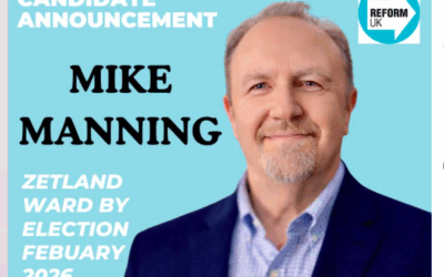 Reform candidate Mike Manning