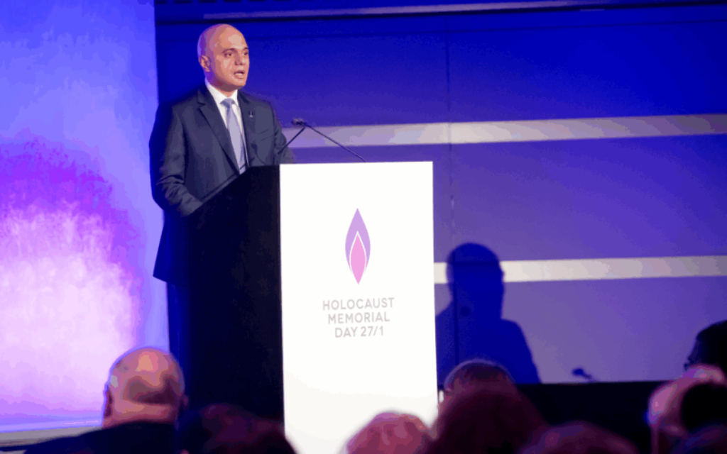 Sir Sajid Javid Chair of the Holocaust Memorial Day Trust