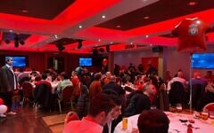 Jewish Liverpool supporters gather in London for the launch of the Jewish Liverpool Supporters Group, with a live match screening.