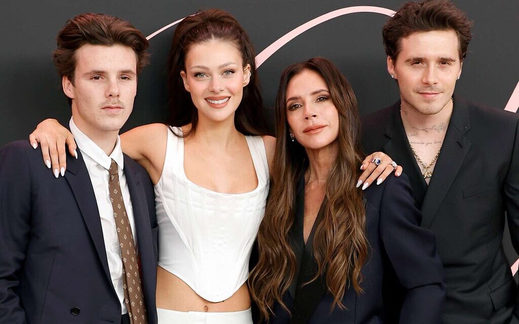 Cruz Beckham, Nicola Peltz, Victoria Beckham and Brooklyn Beckham