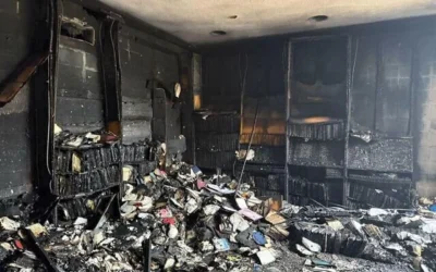 Beth Israel Congregation in Jackson, the only synagogue in the state capital and the largest of around 14 synagogues in Mississippi, was left with its library and administrative offices destroyed