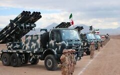 IRGC exercises. LuaLua TV is affiliated to the force that is suppressing the uprising in Iran. Photo: Sarallah Ankouti