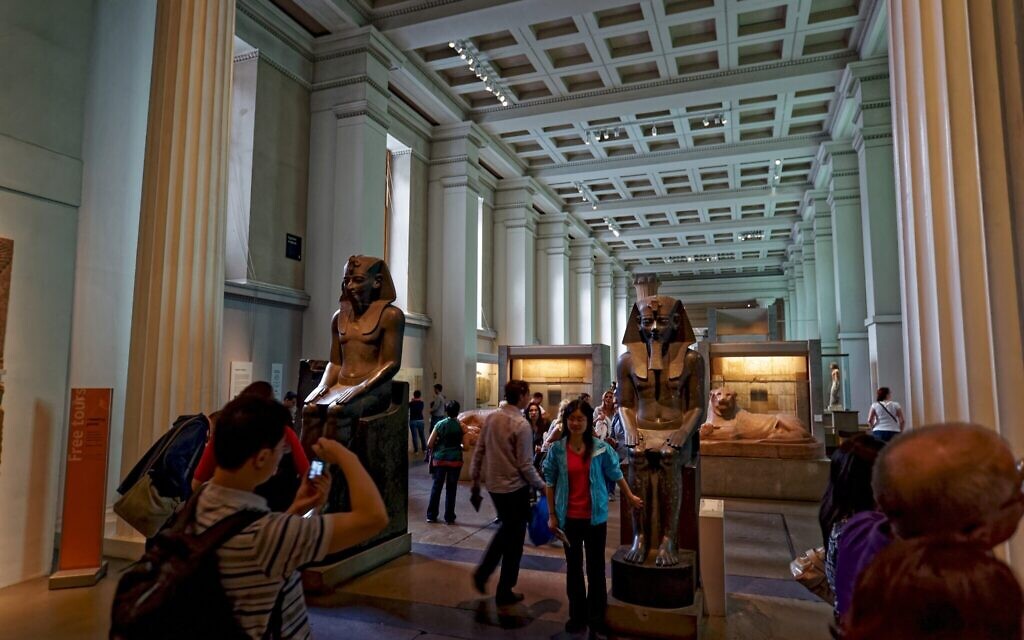 The British Museum’s Egyptian sculpture gallery