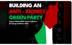 Campaign to move Green Party to an anti-Zionist position