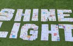 Handwritten cards of care arranged to spell ‘Shine Light’, reflecting the message behind a UK-led initiative supporting hostages, wounded soldiers and bereaved families in Israel. Handwritten cards of care arranged to spell ‘Shine Light’, reflecting the message behind a UK-led initiative supporting hostages, wounded soldiers and bereaved families in Israel.