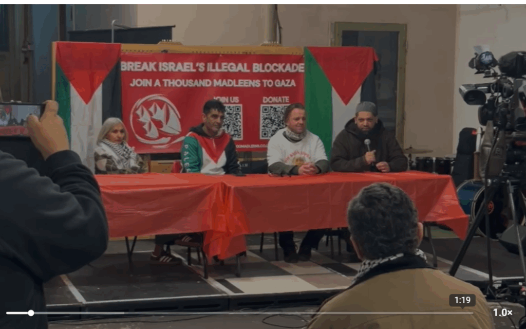 Asrar Rashid speaking at The Old Print Works 25th January 2026