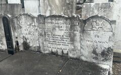 A gravesite at Waltham Abbey Cemetery.