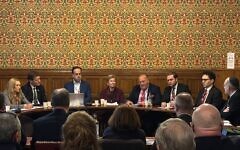 Parliamentarians, policy experts and community leaders attend a House of Lords briefing calling for the proscription of the IRGC and Muslim Brotherhood. Parliamentarians, policy experts and community leaders attend a House of Lords briefing calling for the proscription of the IRGC and Muslim Brotherhood.