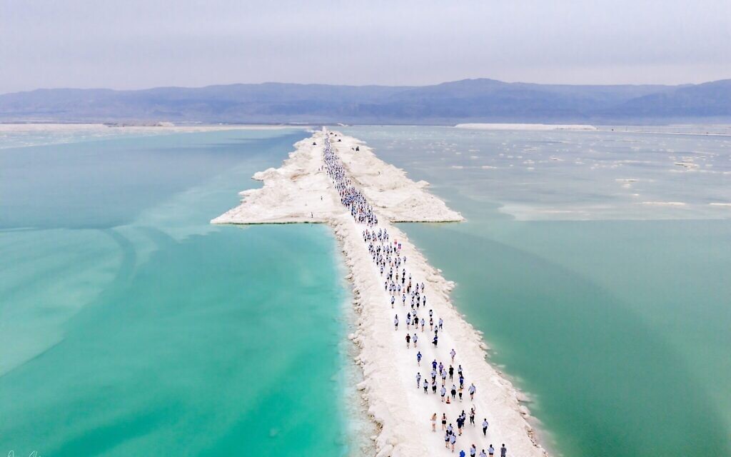 The Dead Sea Marathon last Friday Credit: Sport Photography