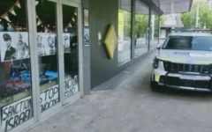 Australian police seize posters depicting Trump and Netanyahu in Nazi uniform. Photo: Dissent Cafe and Bar